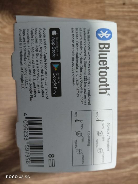 Silvercrest pulsoksymetr napalcowy z bluetooth nowy