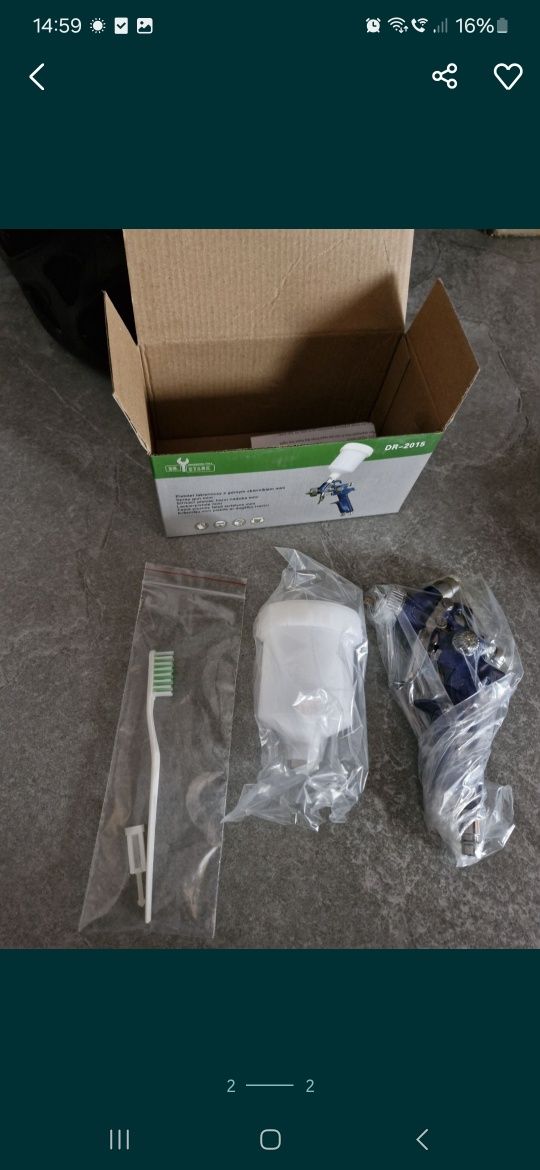 Pistolet do lakierowania mini Hvlp