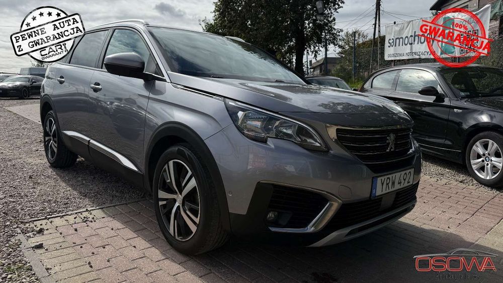 Peugeot 5008 1.6 hdi Automat 7 osób. Ledy pół skóry Navi kamera zamiana gwarancją