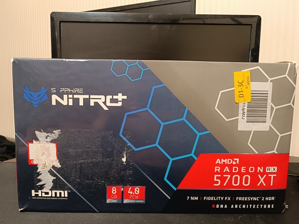 Срочно!!Продам игровую rx 5700 xt nitro+