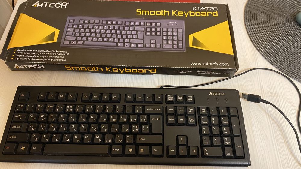 Клавіатура Smooth Keyboard SATECH® нова