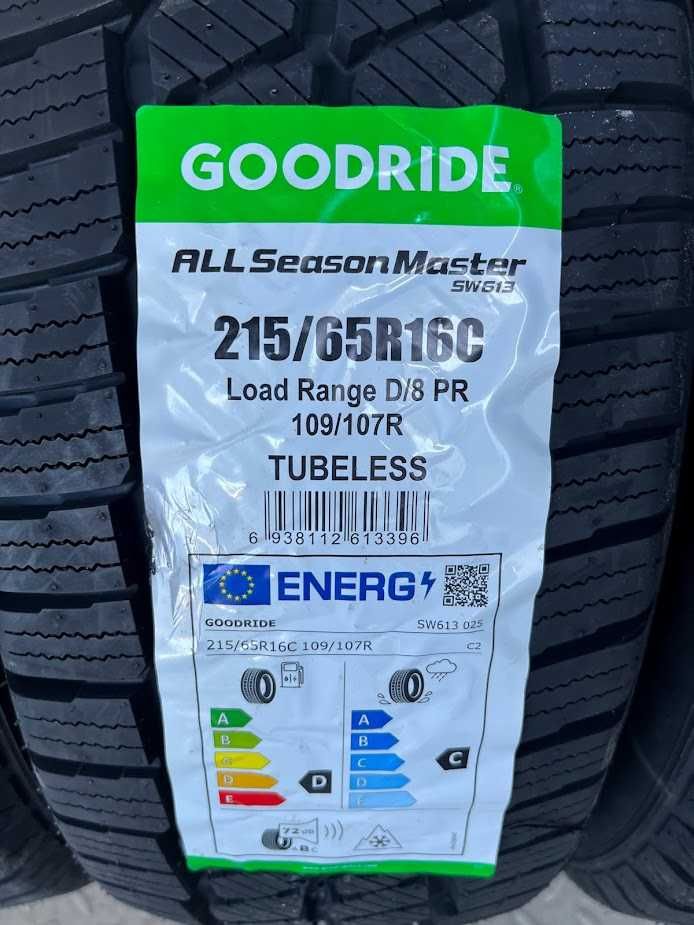 215/65R16C Goodride SW613 cztery nowe całoroczne opony do busa 2023r