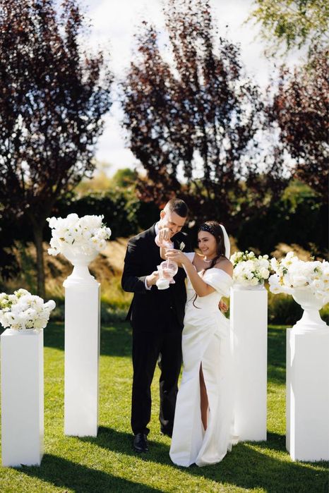 Елегантна весільна сукня силуету рибки