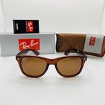 Поляризаційні окуляри Ray Ban Wayfarer 2140P Glossy Brown