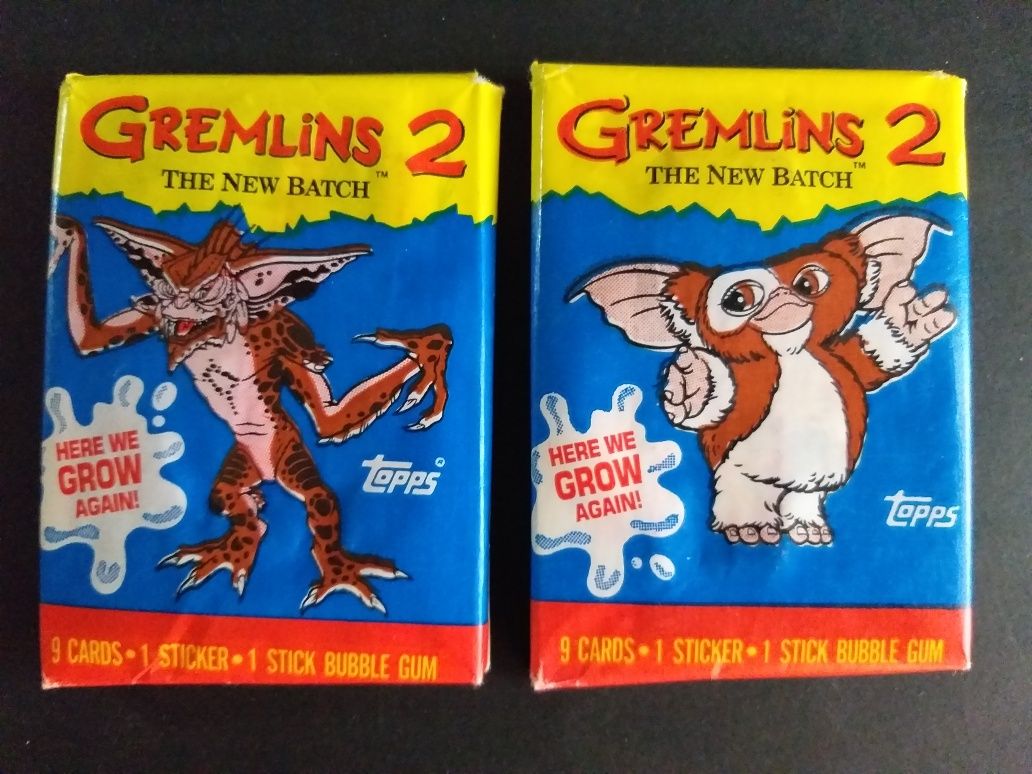 20 Cartas Topps Gremlins 2