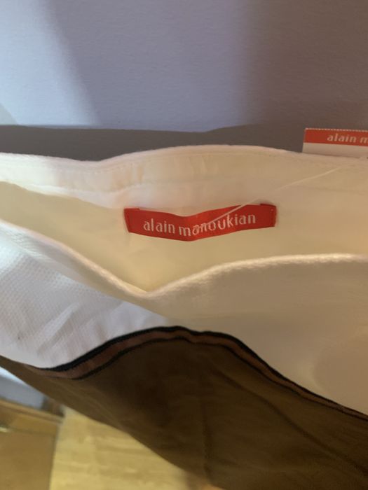 Vestido verao tecido algodao pique marca alain manoukian