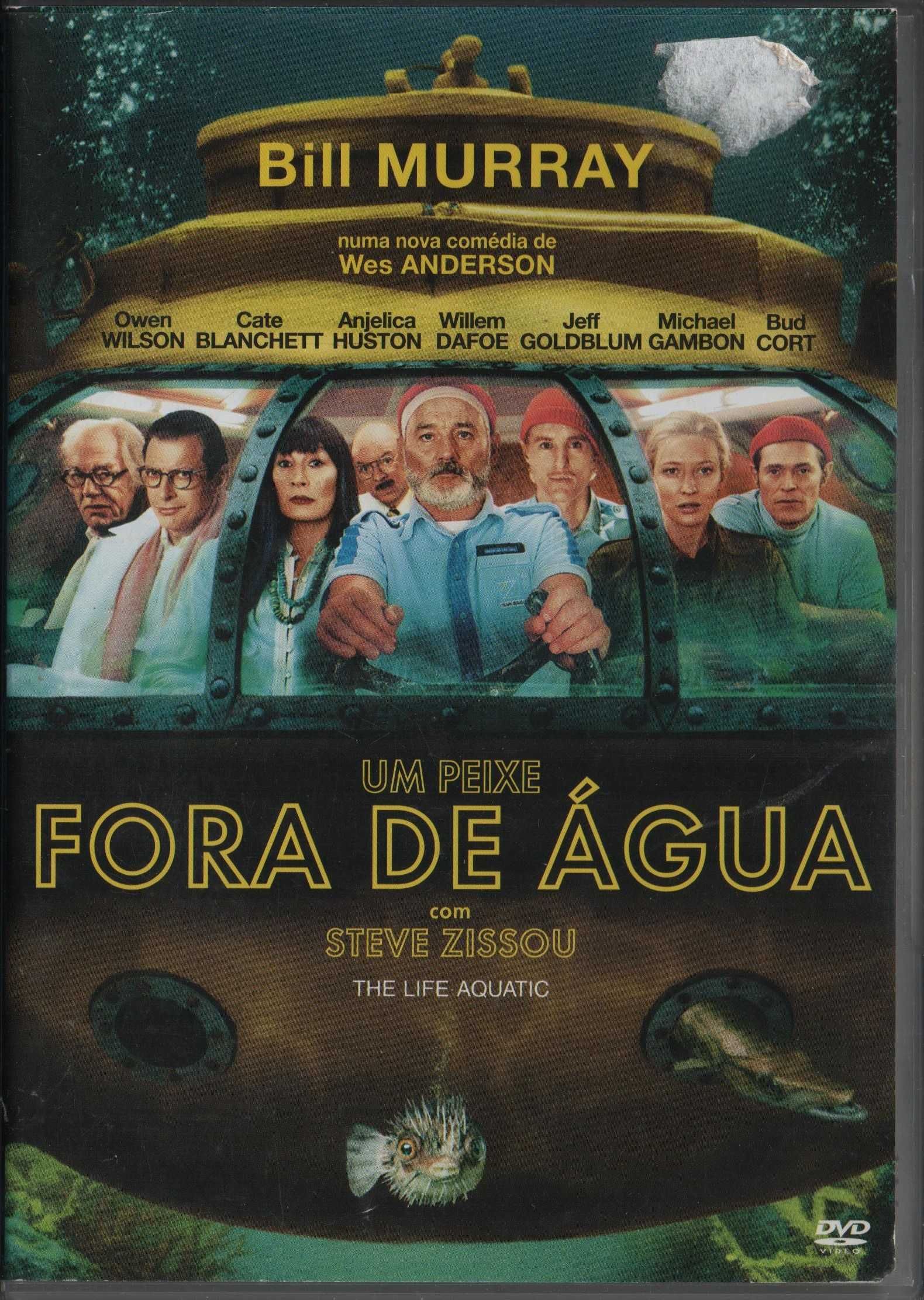 Dvd Um Peixe Fora de Água - comédia - Bill Murray - extras