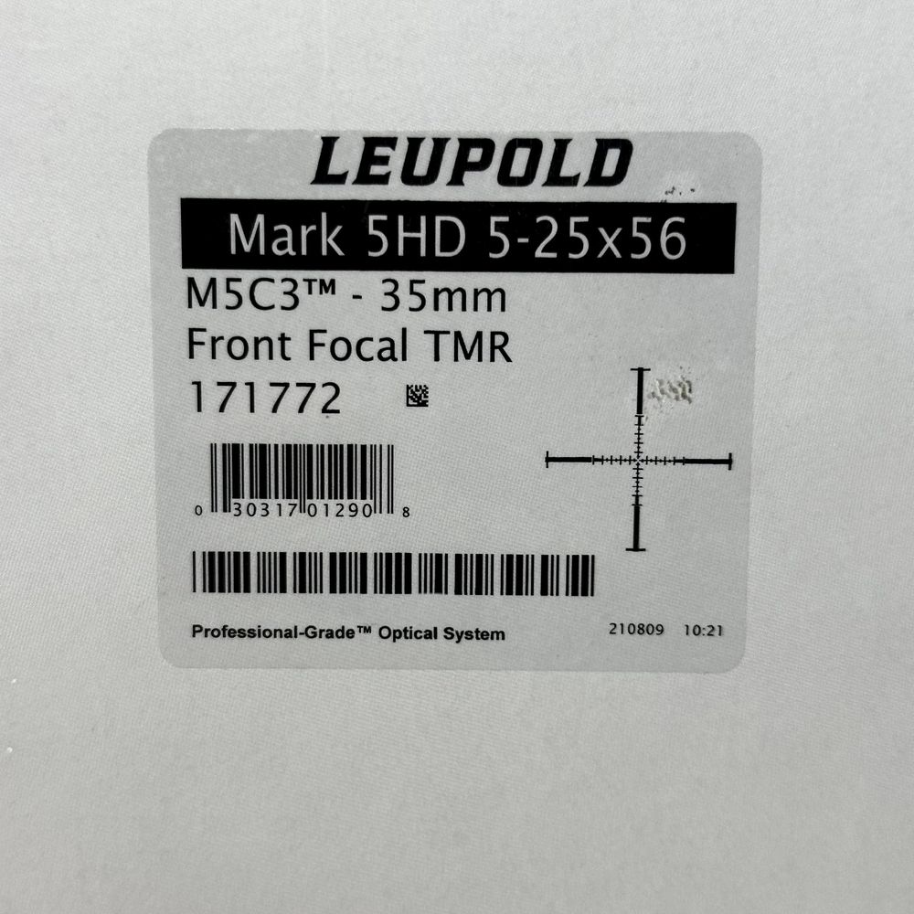 Оптический прицел Leupold Mark 5HD 5-25X56 M5C3 35mm FFP TMR