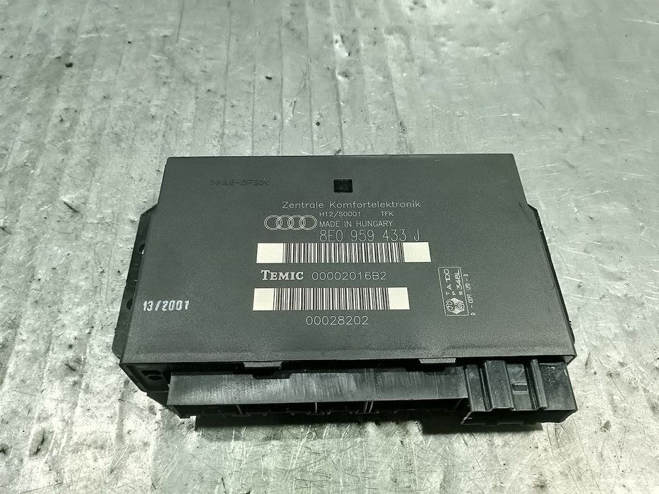 MODUŁ KOMFORTU AUDI A4 B6 8E0959433J 00002016B2 1.9 TDI