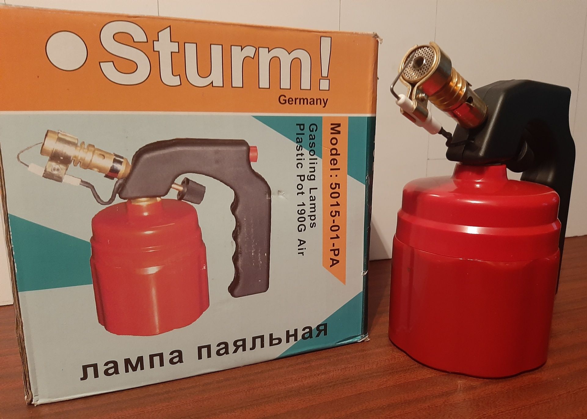 Паяльна лампа бензинова та газова Sturm!