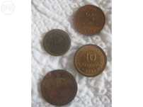 Conj moedas 20 (1924),10 (1940),5 (1924) e 2 centavos (2x 1920,3