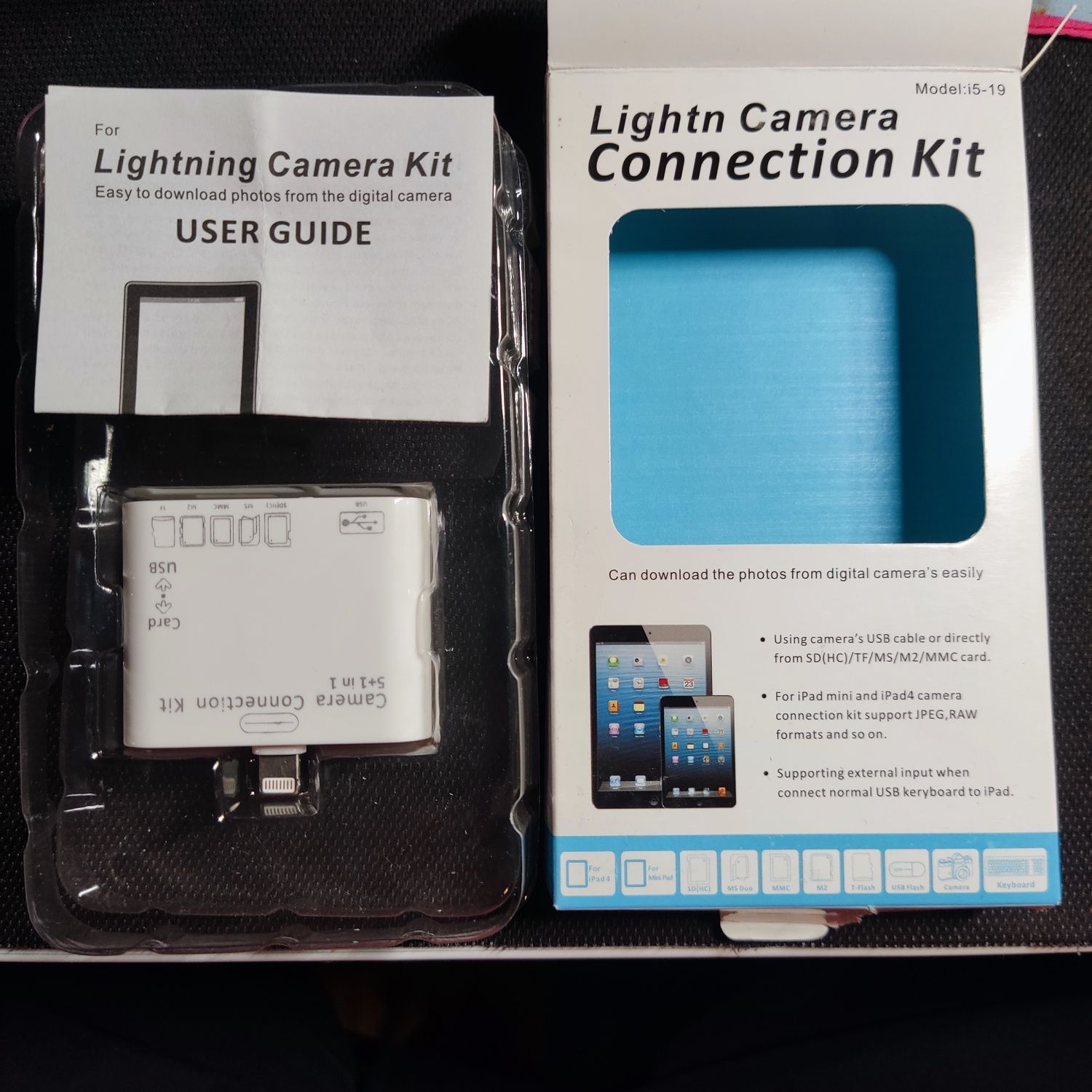 iPad 4 camera connection kit
