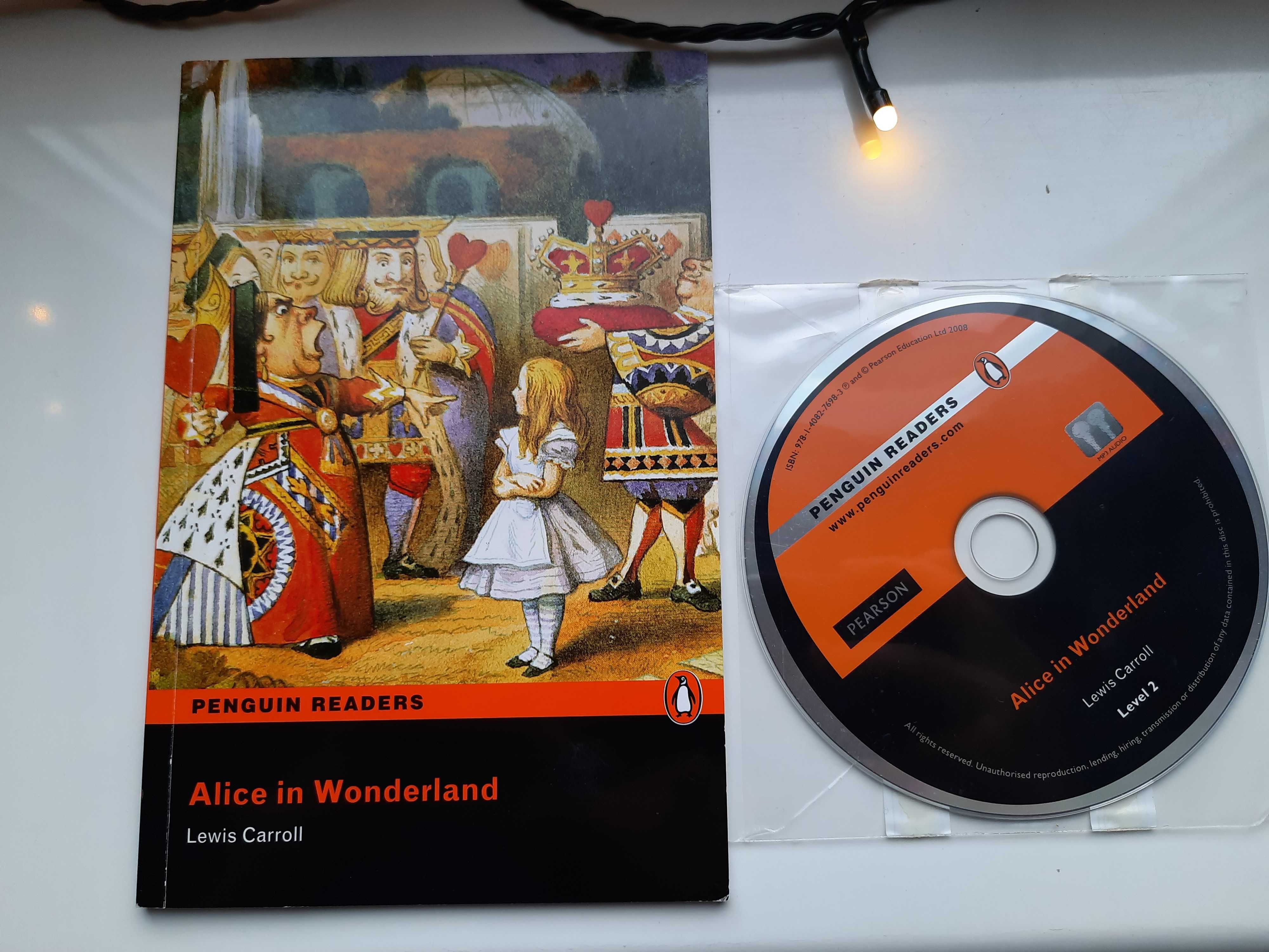 Penguin Readers "Alice in Wonderland" L.Caroll po angielsku z ćw.