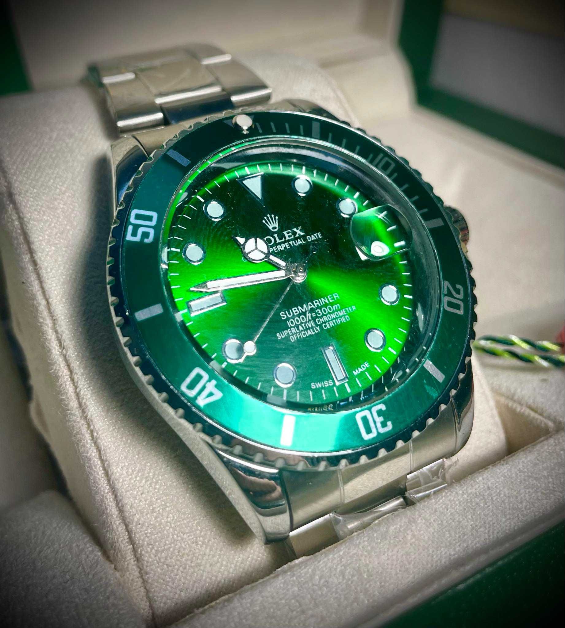 Promocja! Zegarek Rolex Submariner Hulk Date! 42mm AAA Zestaw