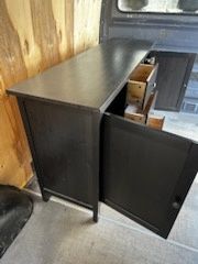 Komoda kredens IKEA Hemnes sosnowy ciemny brąz stan bardzo dobry