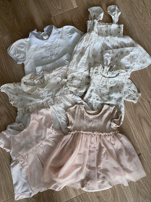 Лот одягу на дівчинку 0-3м