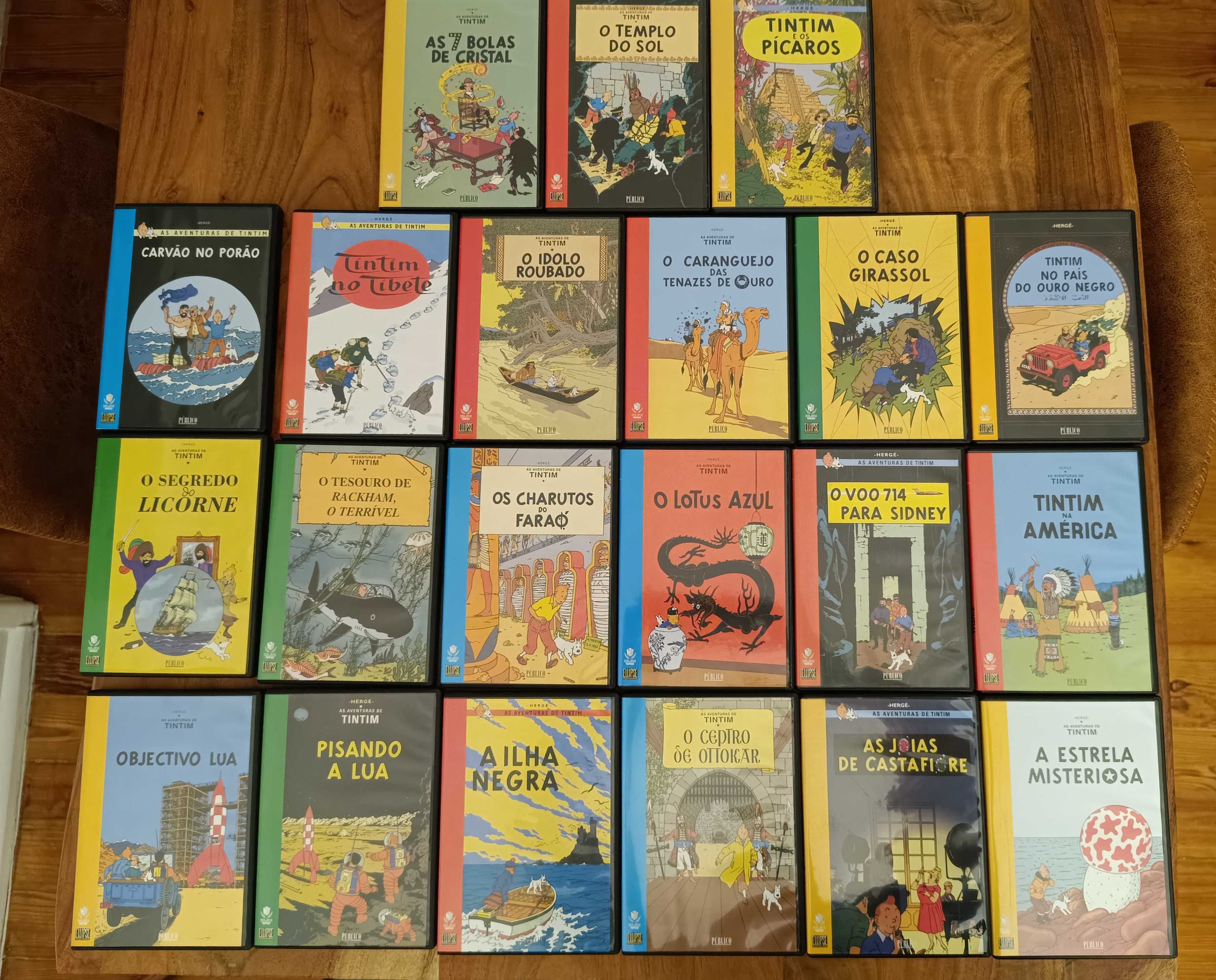 Tintin DVD Coleção Completa