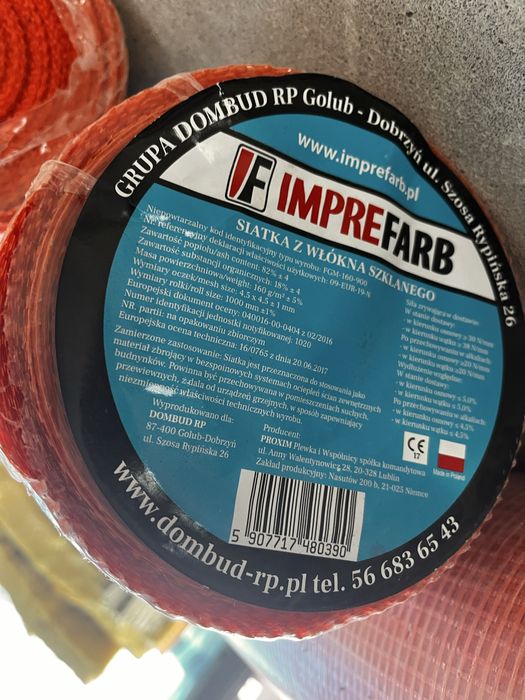 Siatka z wlokna szklanego 166g elewacyjna