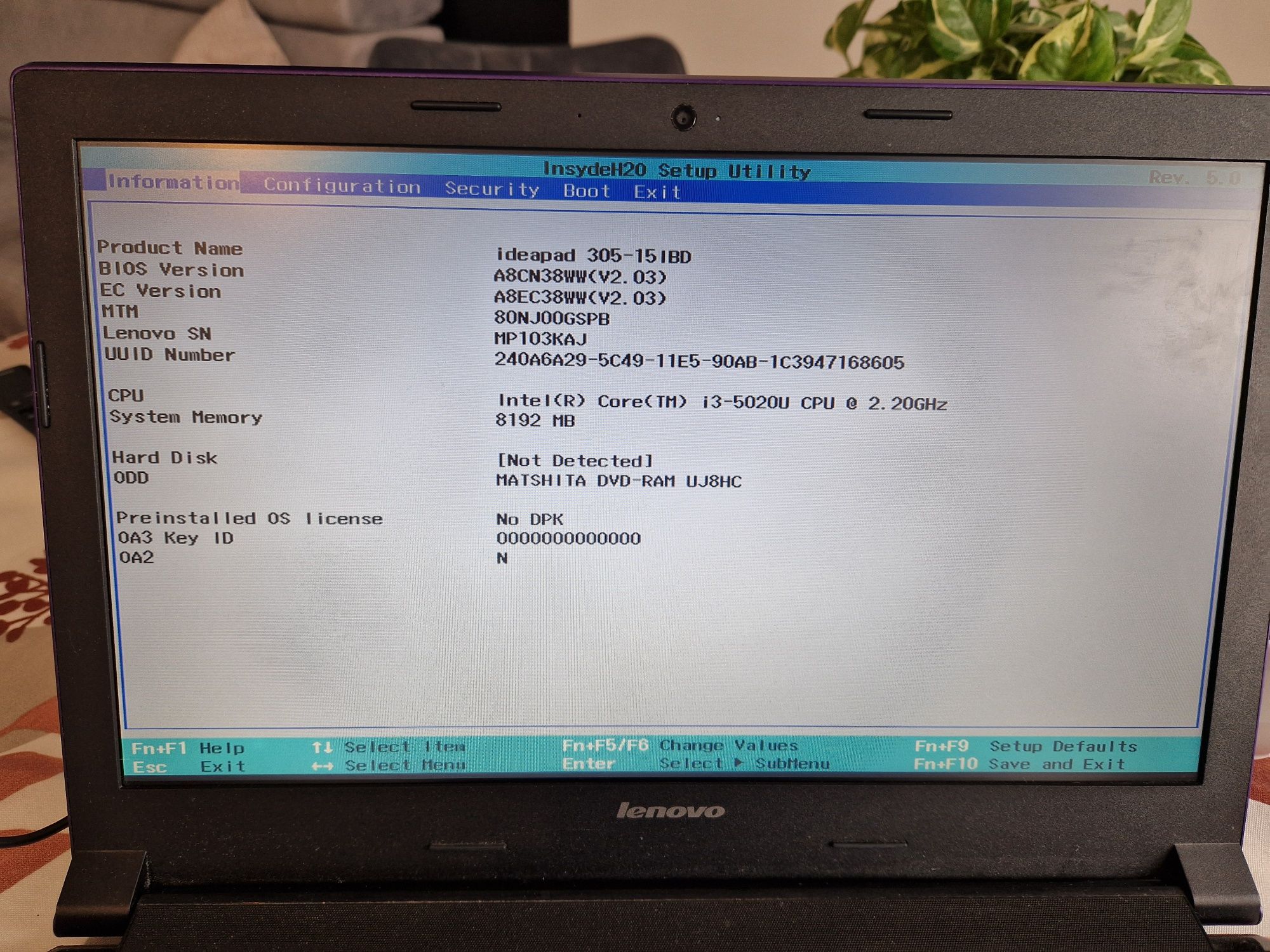 Lenovo ideapad 305-15