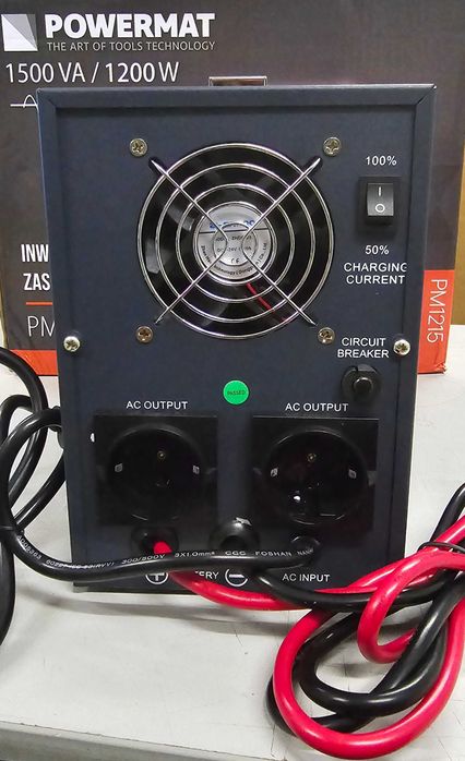 ИБП ДБЖ UPS LCD 1500VA 1200W POWERMAT PM-UPS-1500MP c прав. синусоидой