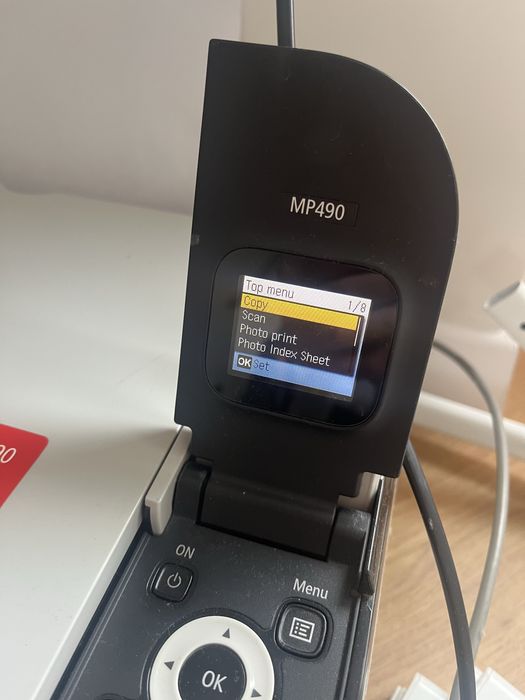 Canon pixma MP490 drukarka urzadzenie wielofunkcyjne skaner sprawna