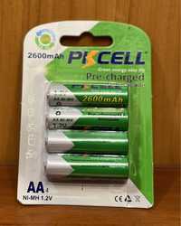 Акумулятори PKCELL АА-NI-MH 2600 mAh 1,2 V 4 шт комплект