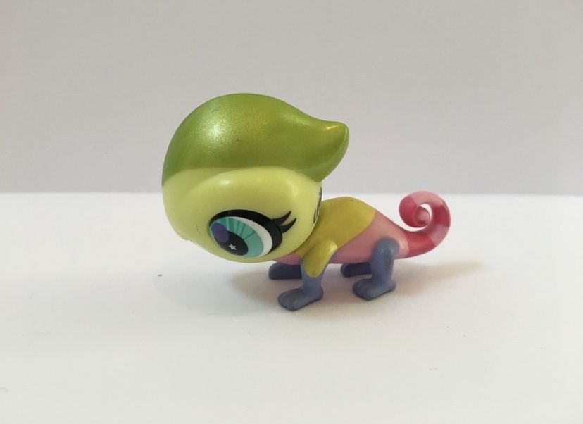 LPS Littlest Pet Shop - figurka gekon z wysuwanym językiem
