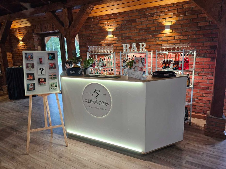Barman na wigilię firmową | imprezę firmową- Mobilny drink bar