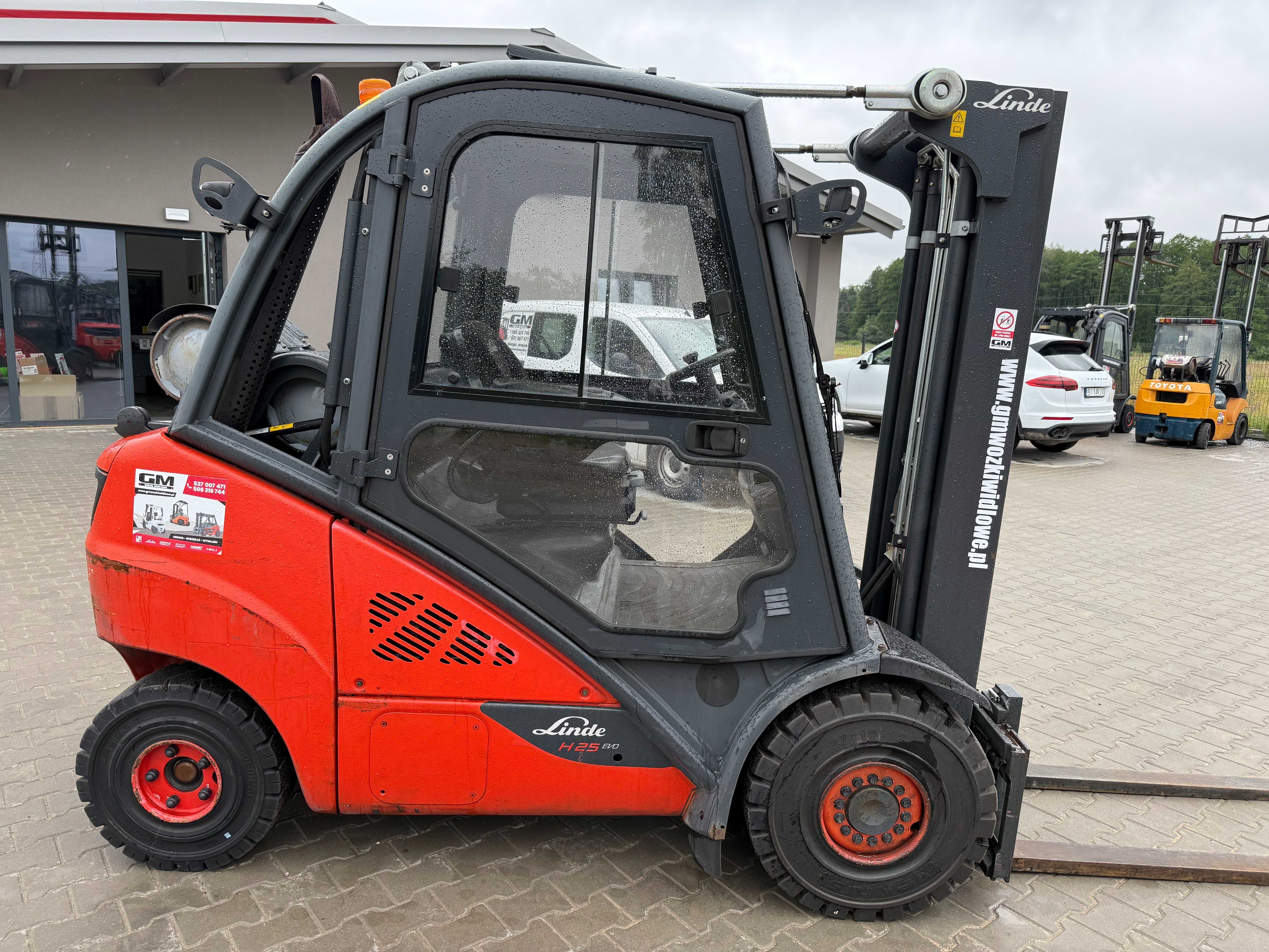 Wózek Widłowy Linde H25T /600 4,8m 2017r Kabina Ogrzewanie Triplex