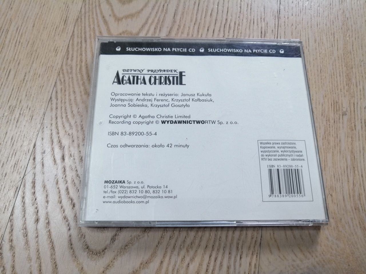 Agata Christie słuchowisko na płycie CD
