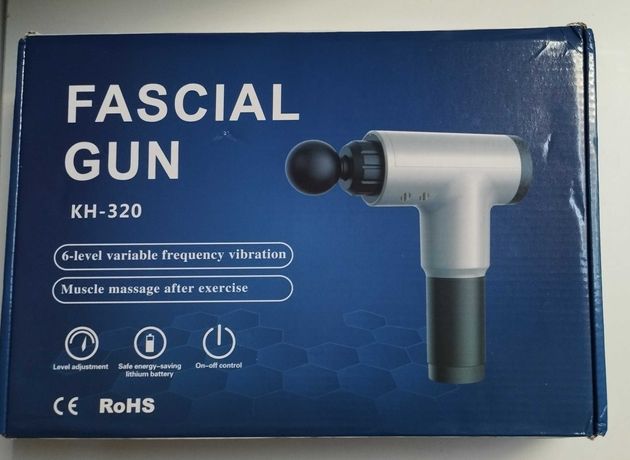Máquina pistola para massagens musculares, fisioterapia