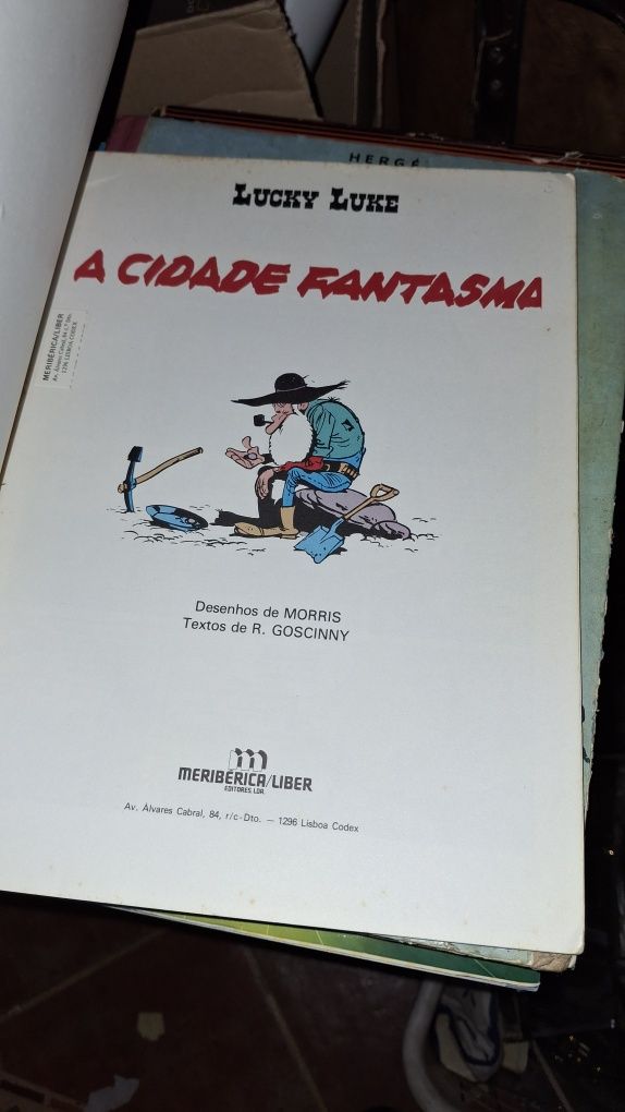 Lucky Luke a cidade fantasma bd