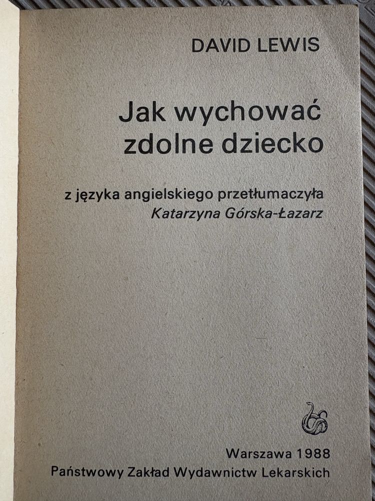 Książka pt Jak wychować zdolne dziecko