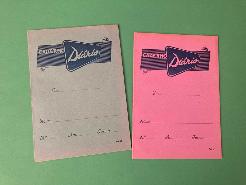 Raros Cadernos Escolares Cadernos Diários Anos 60