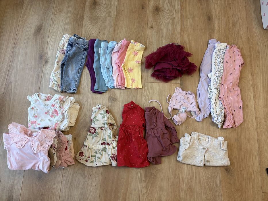 Paka ubrań rozmiar 62 - 39 ubranek