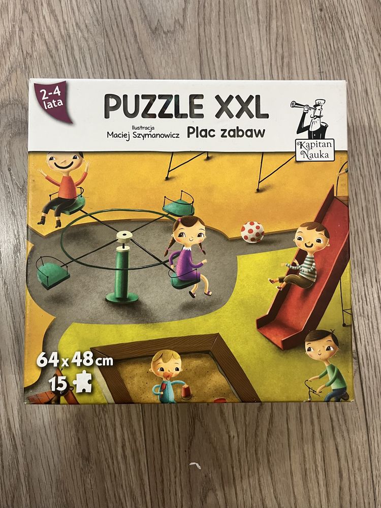 Kapitan Nauka. Puzzle XXL. Plac zabaw