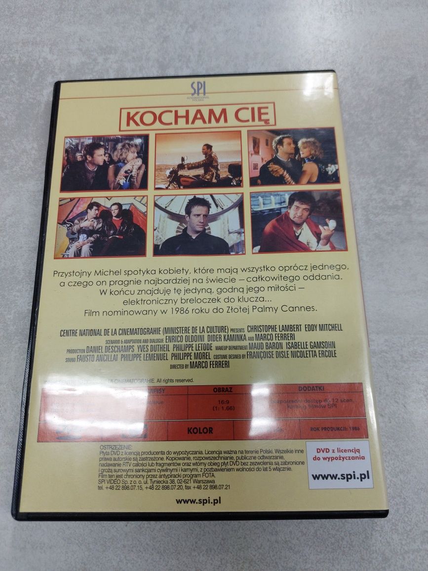 Kocham Cię. Dvd. Jean Reno