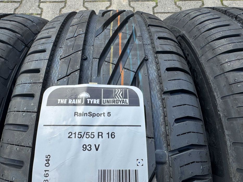 4x Nowe opony letnie 215/55r16 93V UNIROYAL RainSport 5 (2025r)