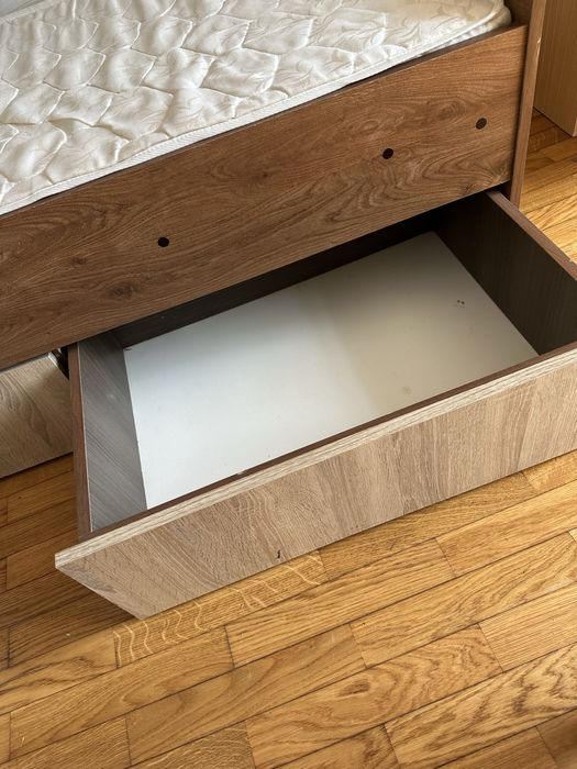 Дитяче ліжко з шухлядами 145*75