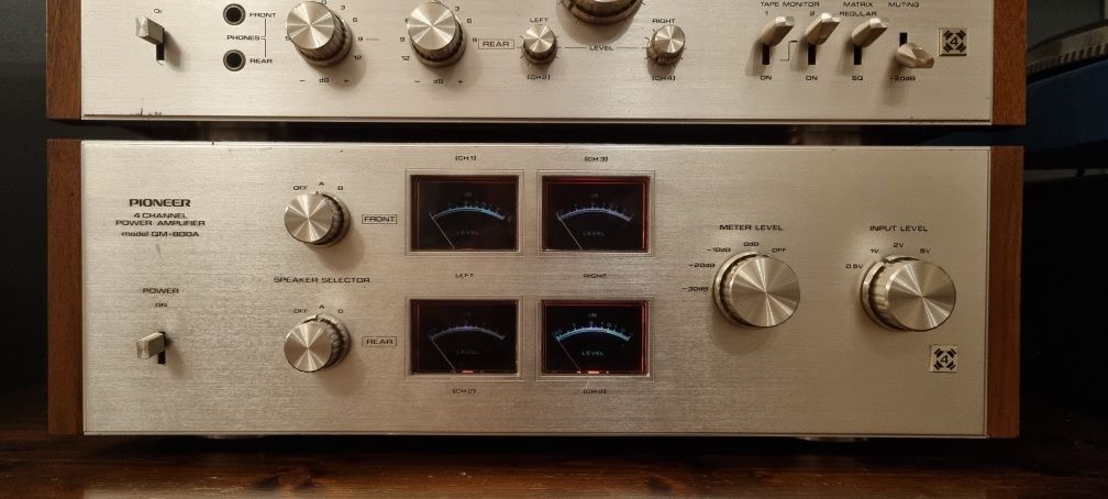 Końcówka mocy, PreAmp przedwzmacniacz PIONEER  QC,QM-800A. Vintage