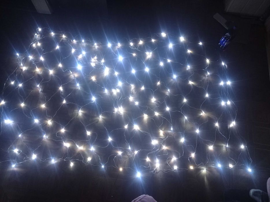 Kurtyna swietla swiateczna.