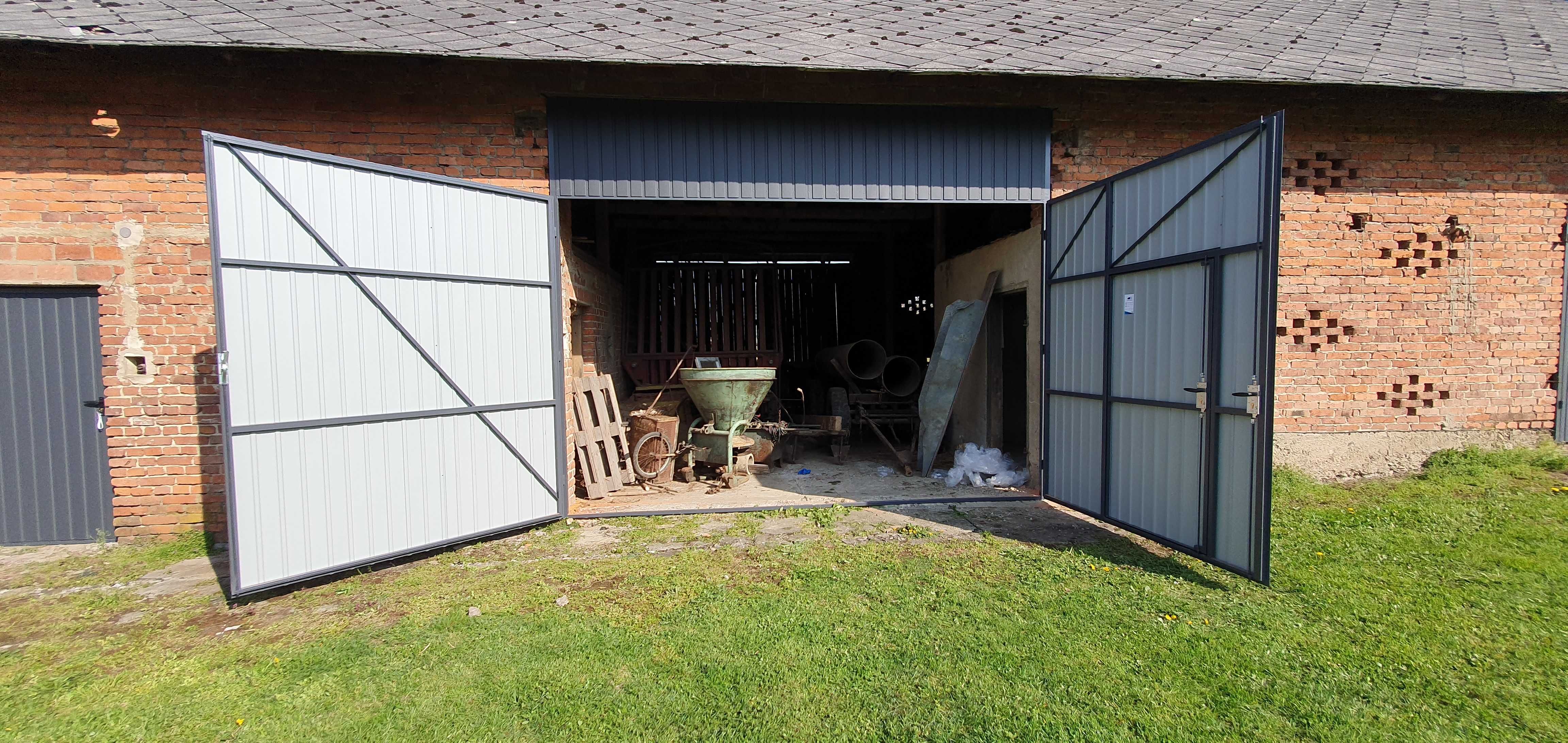Wrota Drzwi Wierzeje na wymiar szopa stodoła garaż wiata
