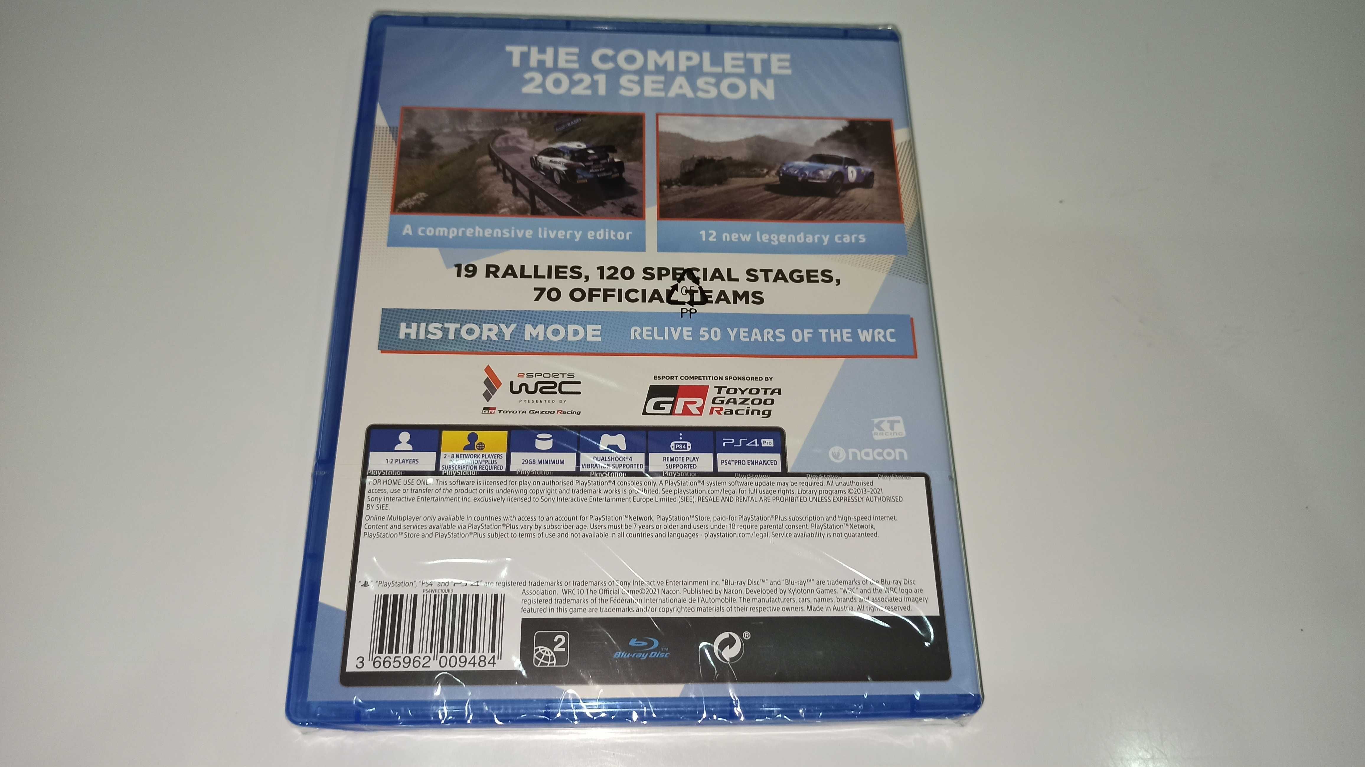 ps4 WRC 10 THE OFFICIAL GAME PL po polsku wyścigi rajdy WRC nowa!