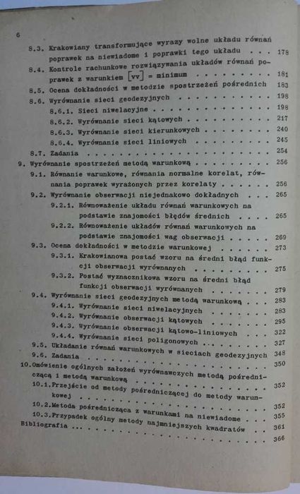 GEODEZJA x5 : Wyklady z Geodezjii I,II; Obliczenia geodezyjne; Wykłady