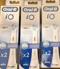 ОРИГИНАЛ насадки Oral-B iO белые и чёрные