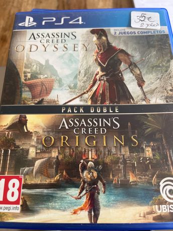 2 Jogos ps4 Assassin’s Screed Odyssey e Origins