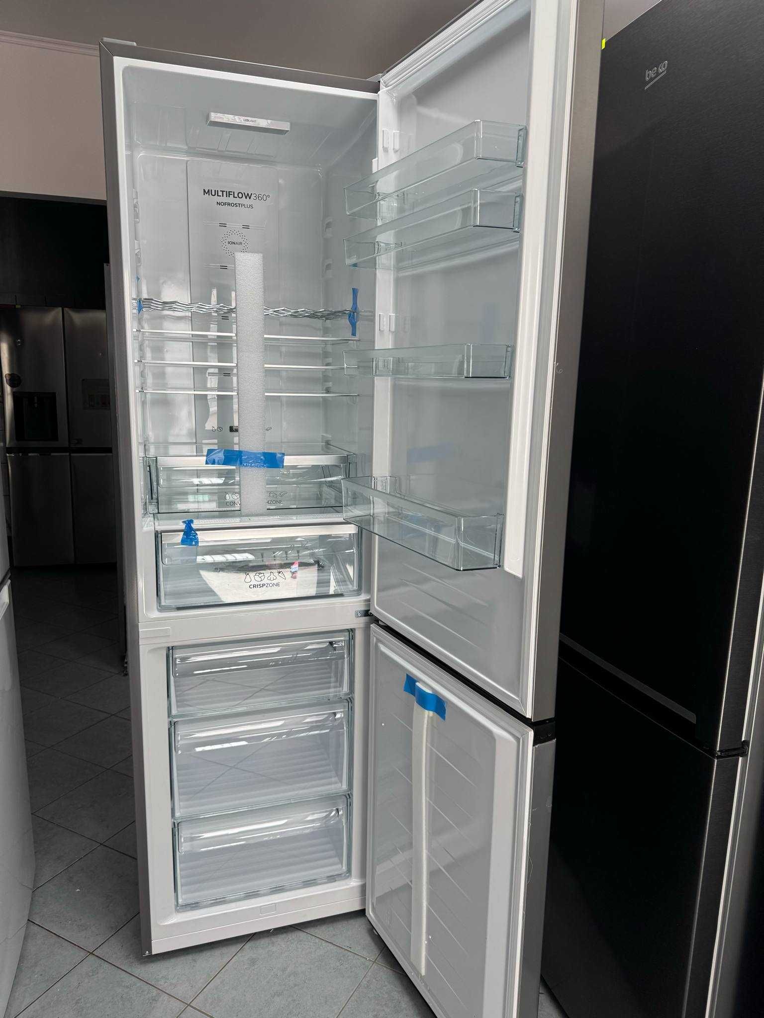 OUTLET NOWA Lodówka Gorenje NRK6202AXL4 NoFrost inox srebrna 200 cm F1