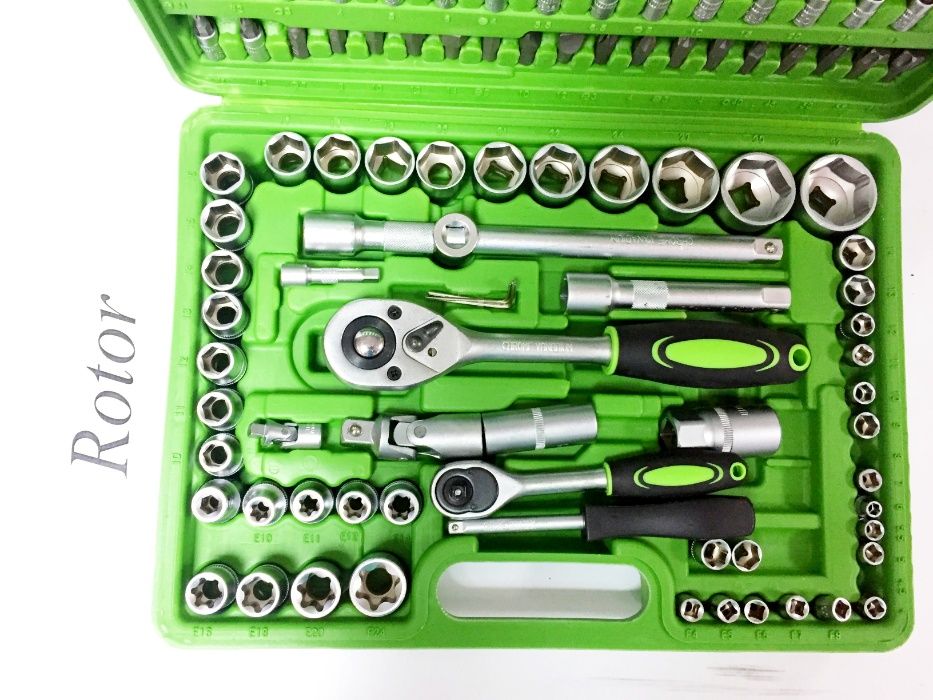 Набор головок ключей инструментов 108 шт рожковые ключи Качество