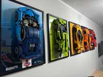 Ramki na modele LEGO TECHNIC Porsche, Bugatti, Lamborghini, Ferrari ..