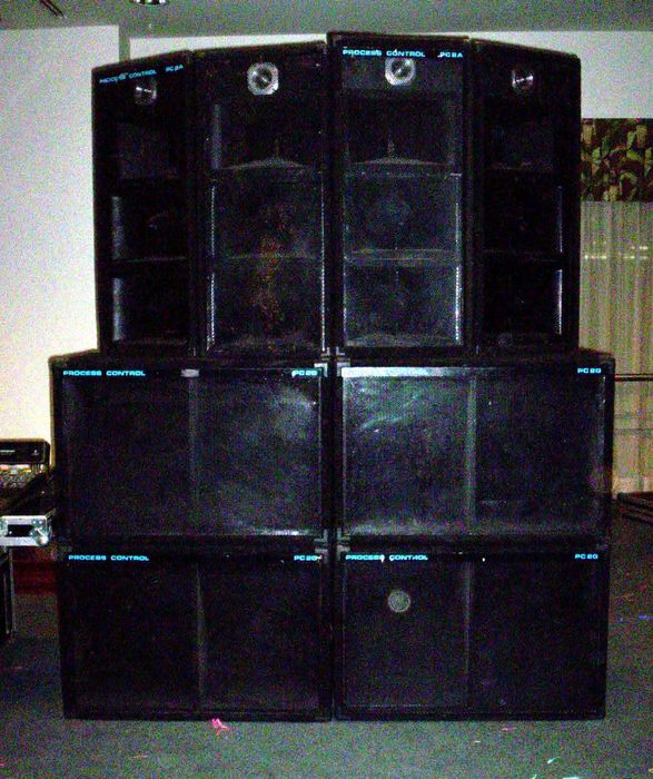 pa sistema de som furacão+mesa mistura behringer MX8000